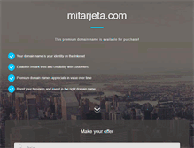 Tablet Screenshot of mitarjeta.com